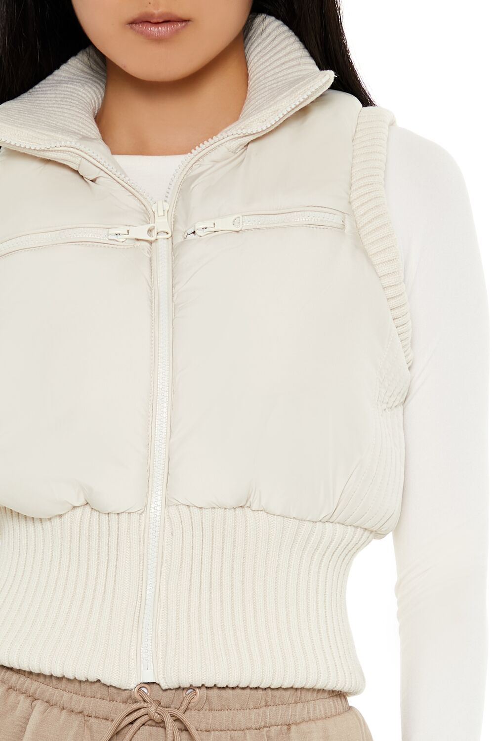 Cropped Zip-Up Vest | Forever 21 Womens