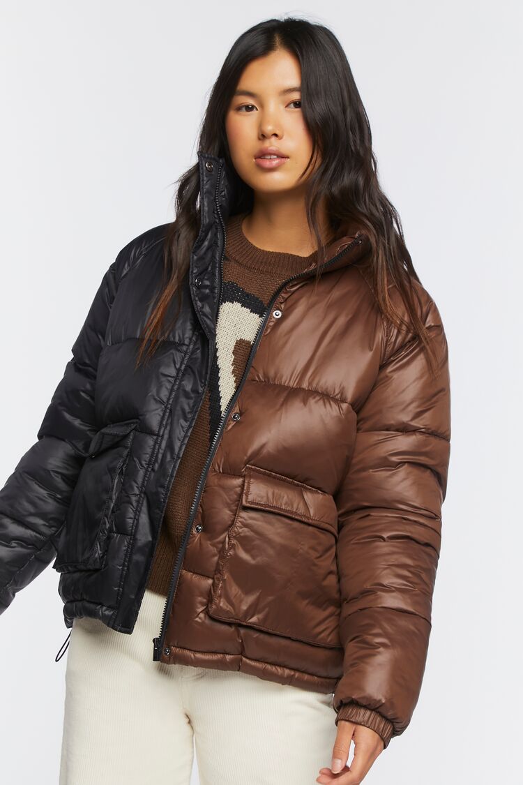 Colorblock Puffer Jacket | Forever 21 Womens