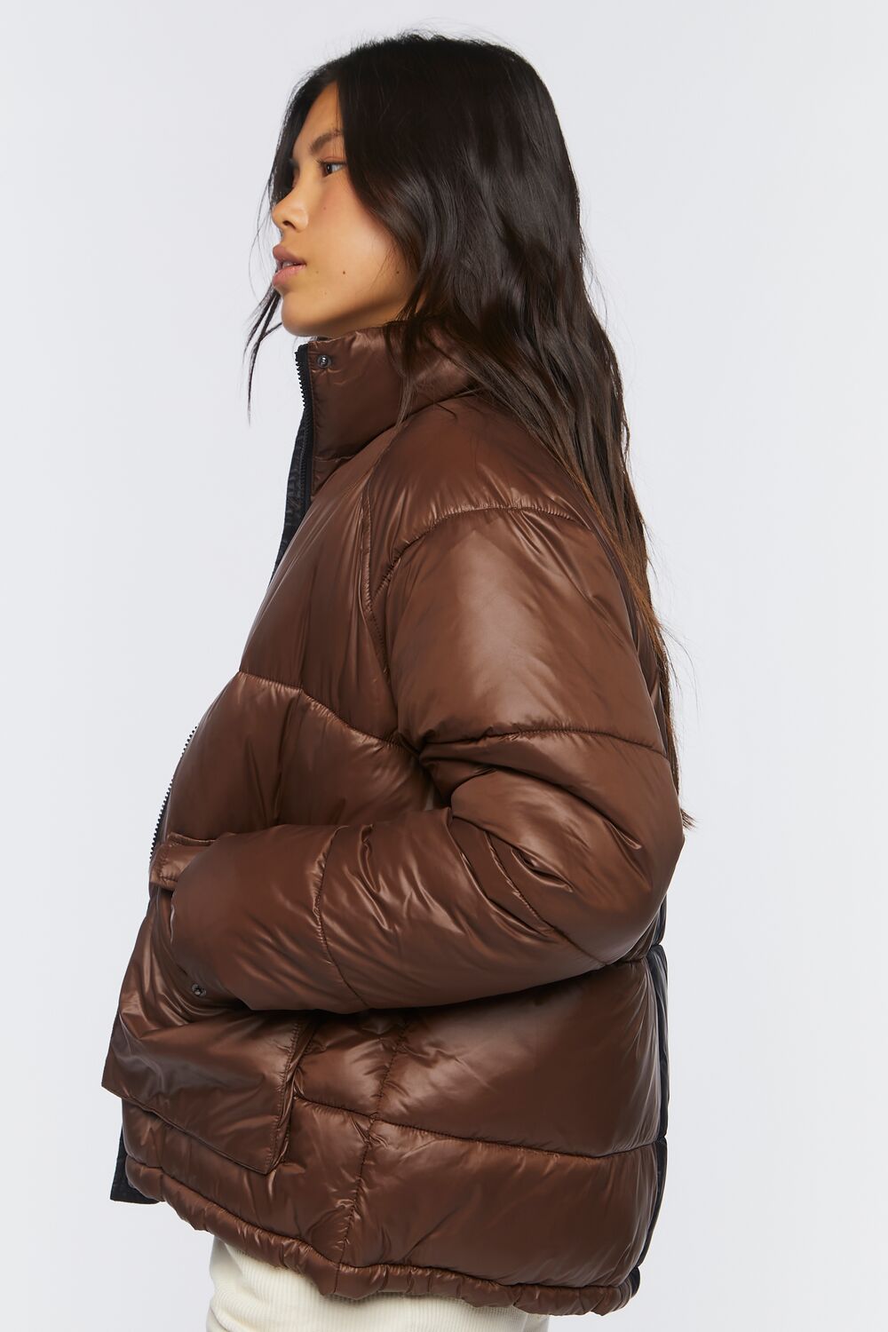 Colorblock Puffer Jacket | Forever 21 Womens