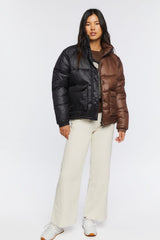Colorblock Puffer Jacket | Forever 21 Womens