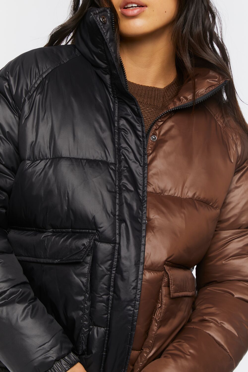 Colorblock Puffer Jacket | Forever 21 Womens