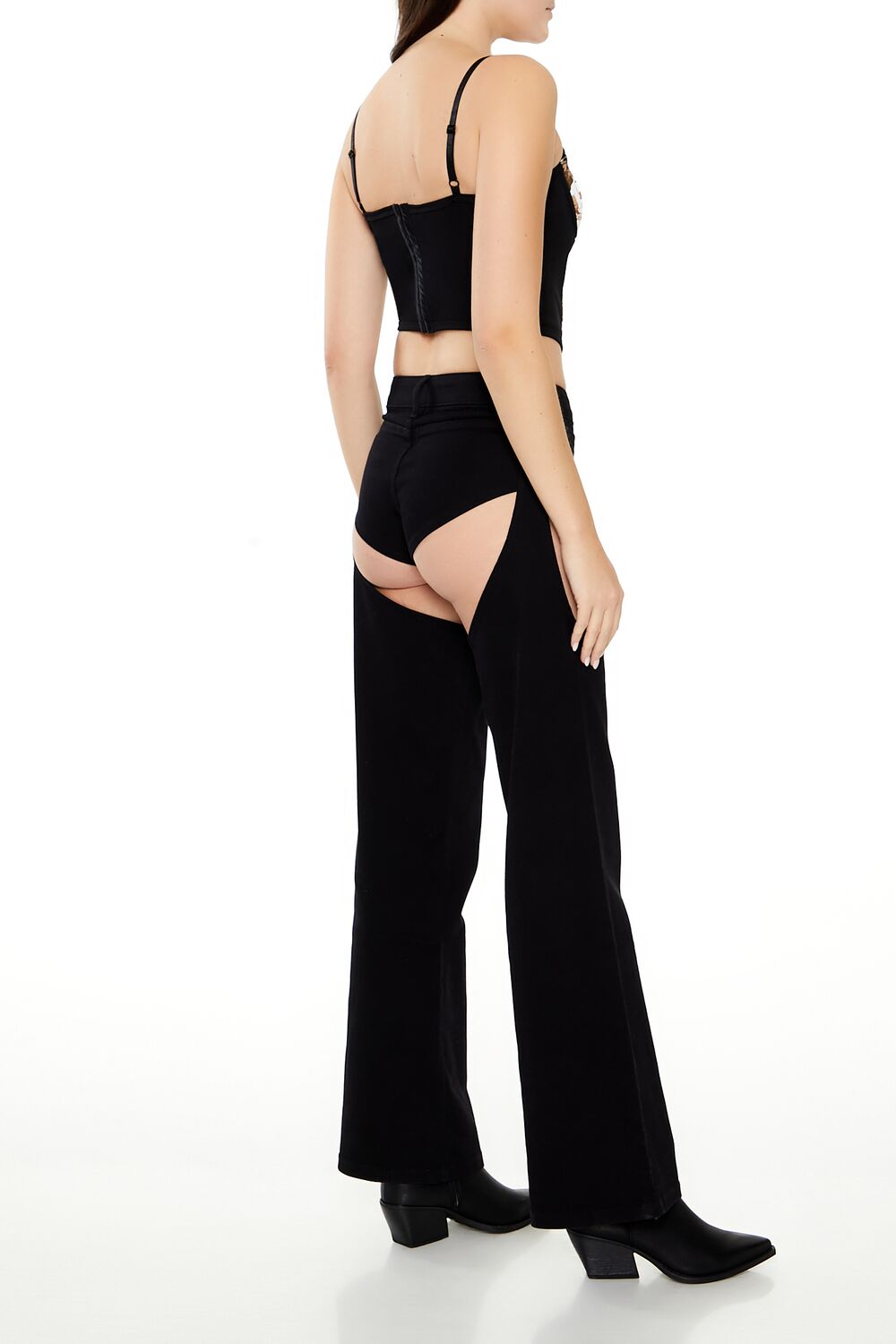 Cutout Mid-Rise Wide-Leg Pants | Forever 21 Womens
