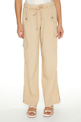 Drawstring Wide-Leg Cargo Pants | Forever 21 Womens