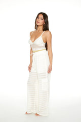 Crochet Striped Cargo Pants | Forever 21 Womens