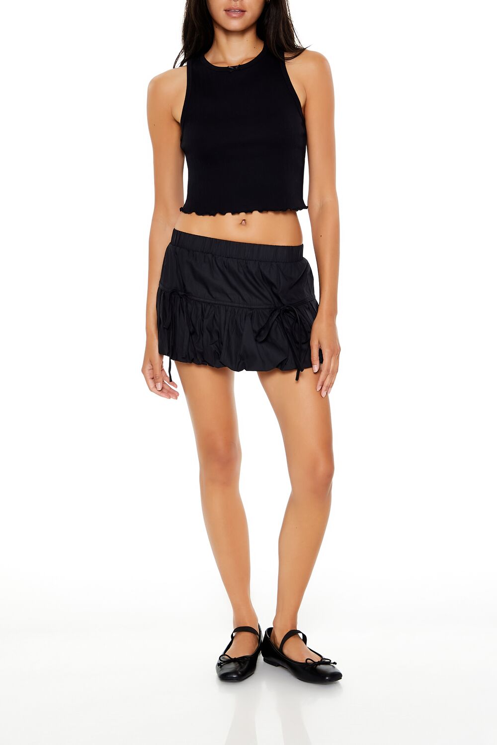 Bubble-Hem Mini Skirt | Forever 21 Womens
