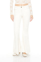 Corduroy Mid-Rise Flare Pants | Forever 21 Womens