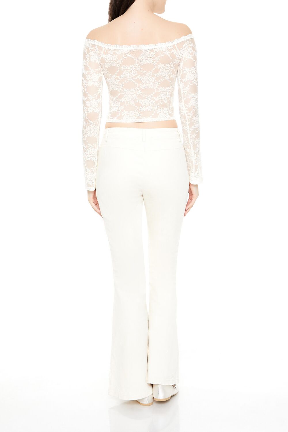 Corduroy Mid-Rise Flare Pants | Forever 21 Womens