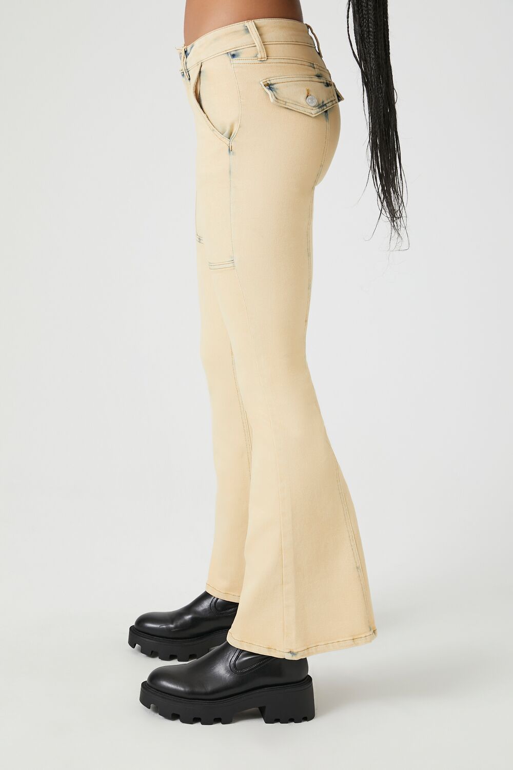 Bleach Wash Flare Jeans | Forever 21 Womens