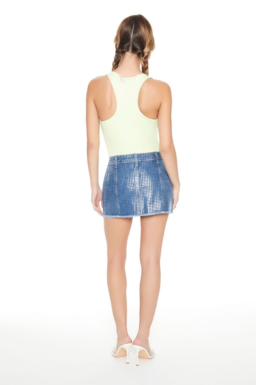 Bratz x F21 Textured Denim Mini Skirt | Forever 21 Womens