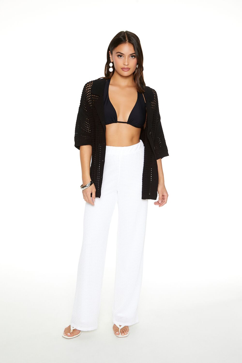 Crochet Straight-Leg Pants | Forever 21 Womens