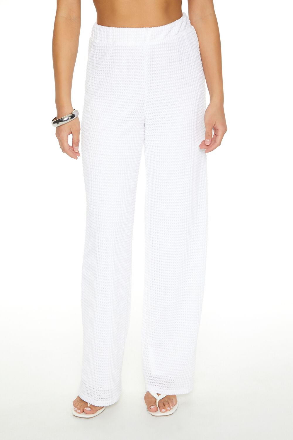 Crochet Straight-Leg Pants | Forever 21 Womens