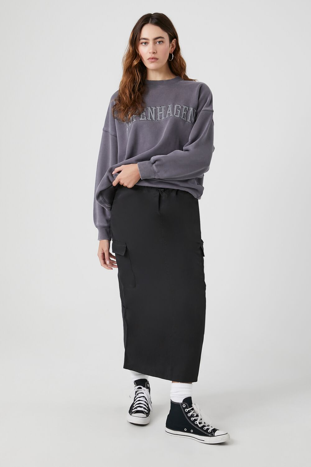 Cargo Maxi Skirt | Forever 21 Womens