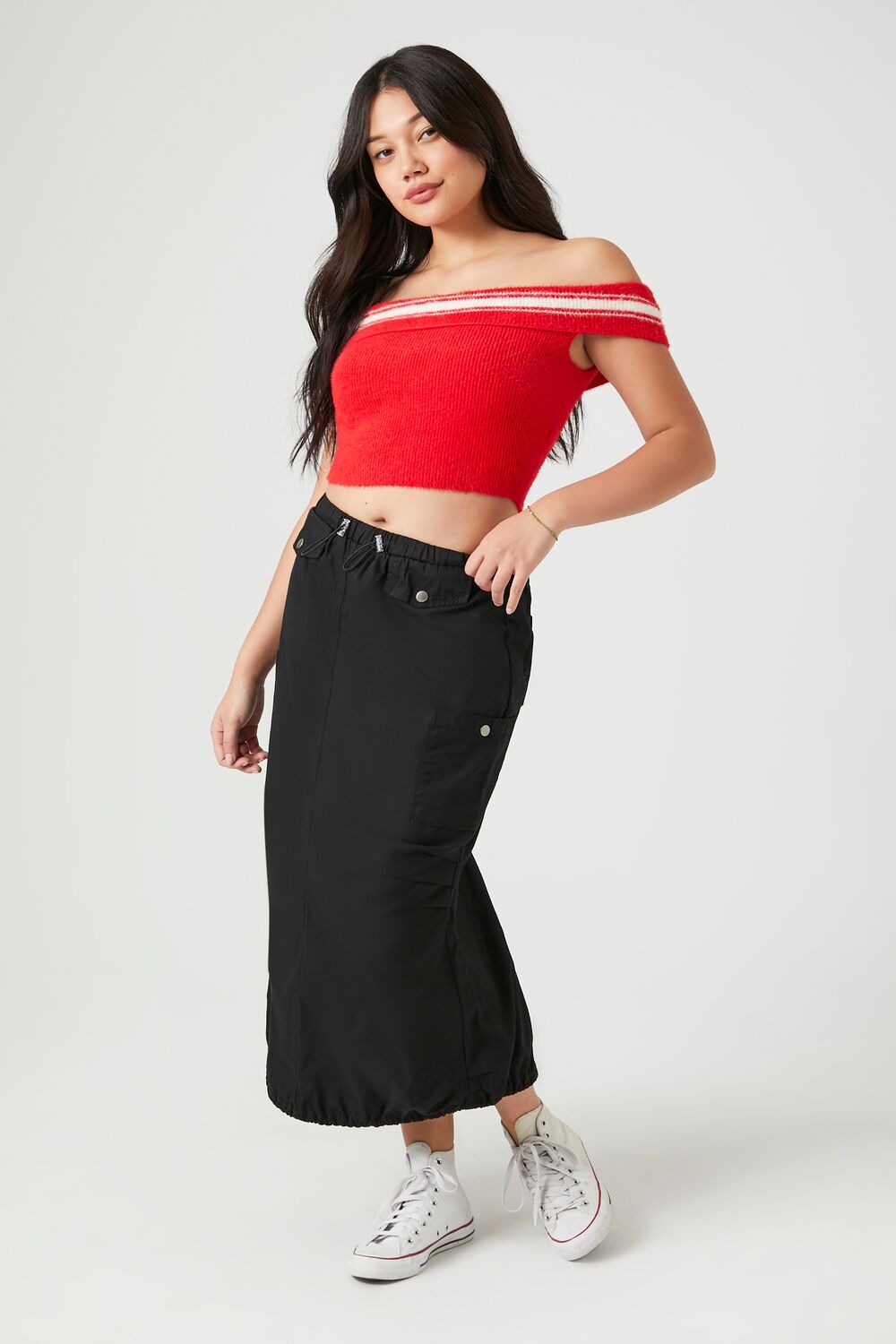 Cargo Midi Skirt | Forever 21 Womens