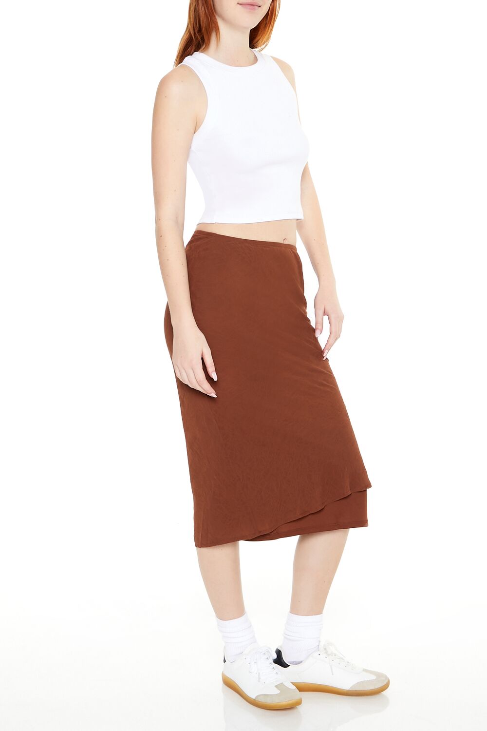 Chiffon Midi Skirt | Forever 21 Womens