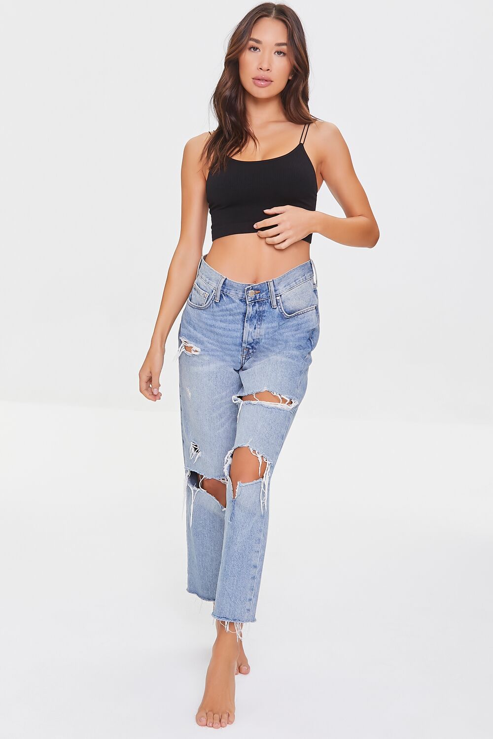 Dual Cami Strap Bralette | Forever 21 Womens