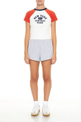 New York Cropped Raglan Tee | Forever 21 Womens