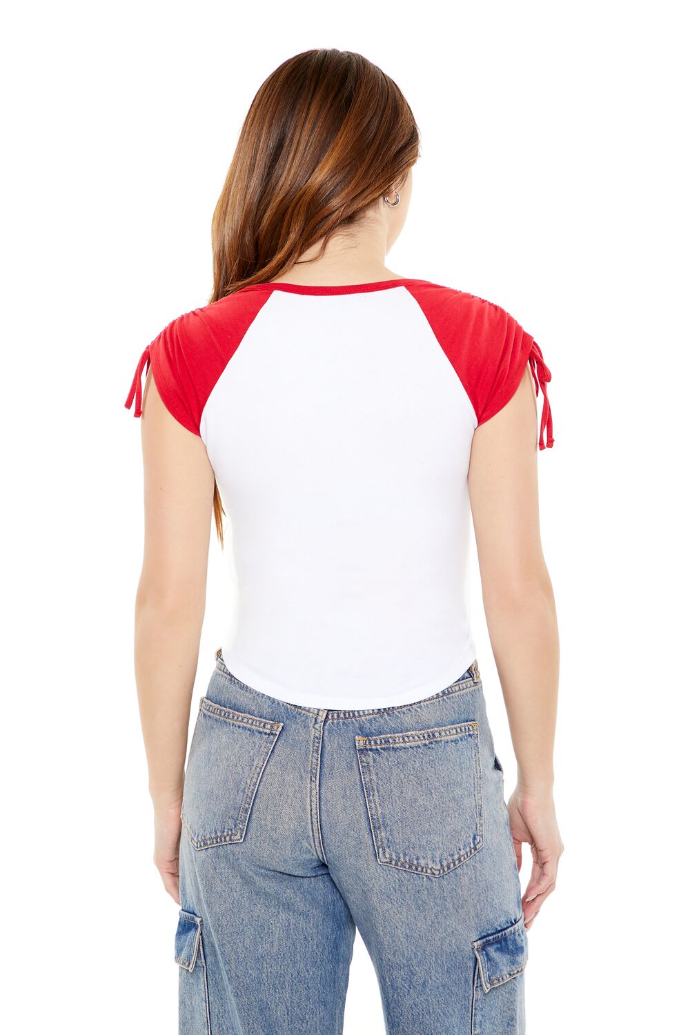 Feel The Power Graphic Raglan Tee | Forever 21 Womens
