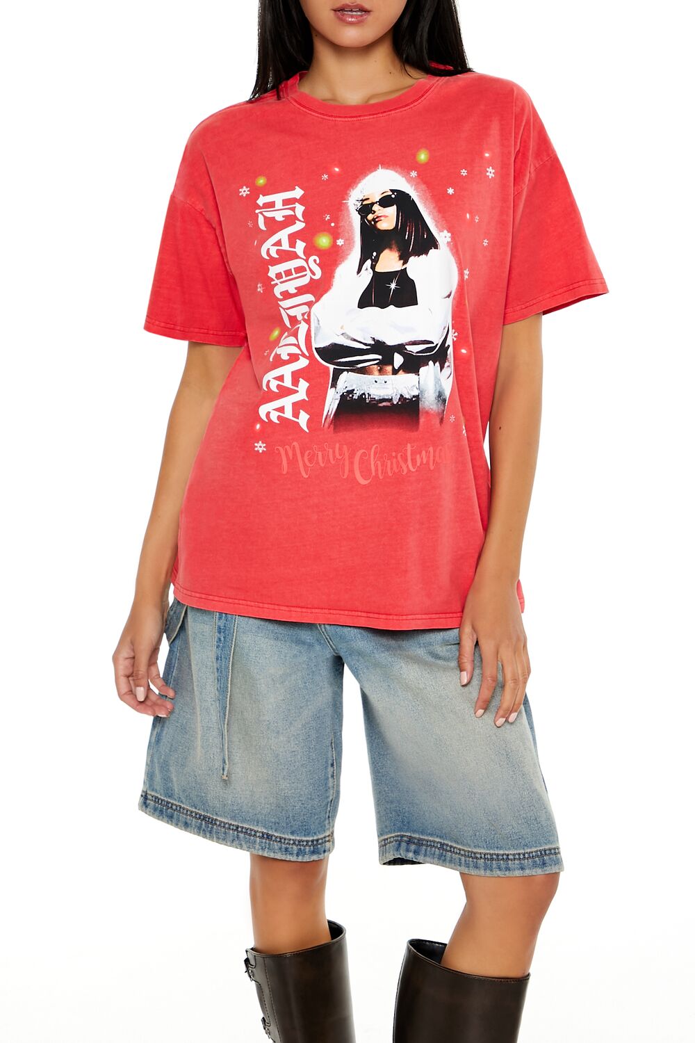Aaliyah Christmas Graphic Tee | Forever 21 Womens