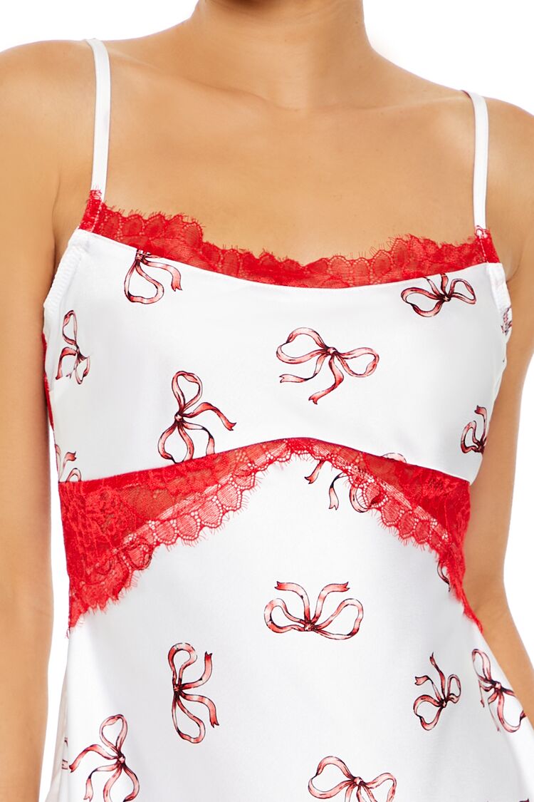 Bow Mini Lingerie Slip Dress | Forever 21 Womens