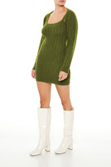 Cable Knit Sweater Dress & Shrug Set | Forever 21 Womens