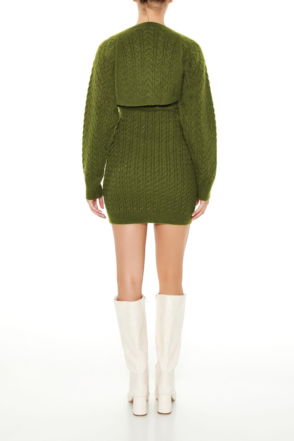 Cable Knit Sweater Dress & Shrug Set | Forever 21 Womens