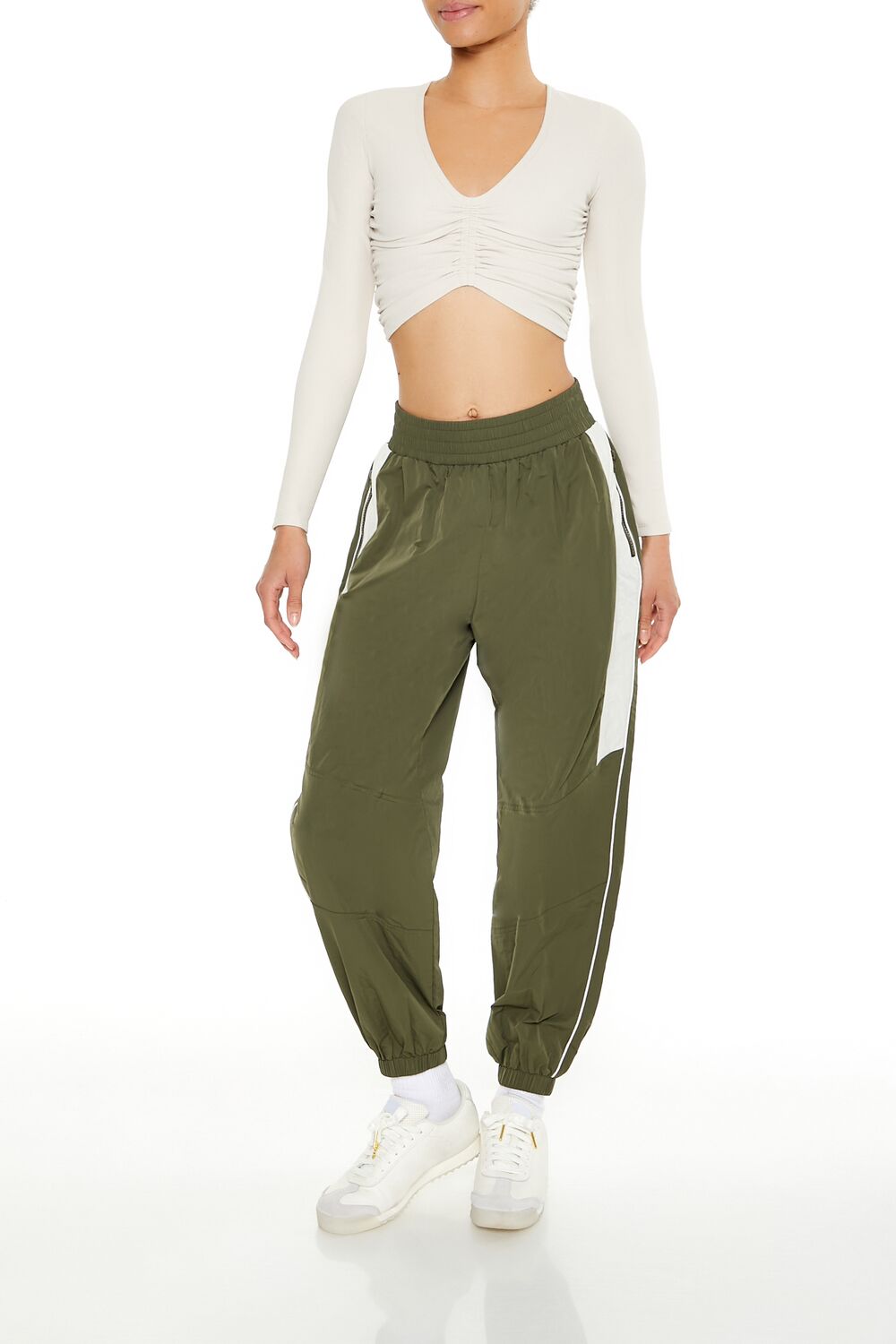 Active Ruched Crop Top | Forever 21 Womens