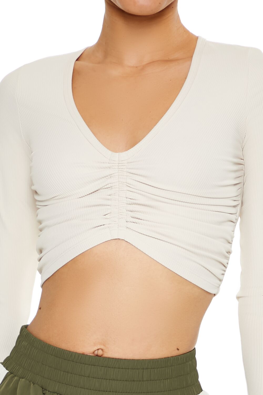 Active Ruched Crop Top | Forever 21 Womens