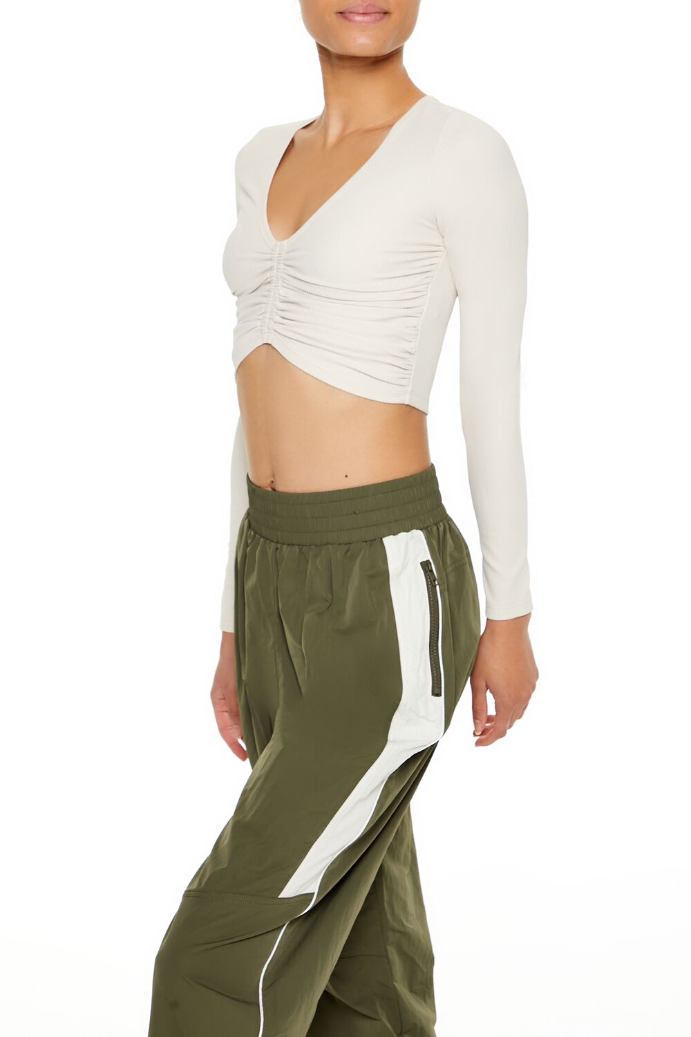 Active Ruched Crop Top | Forever 21 Womens