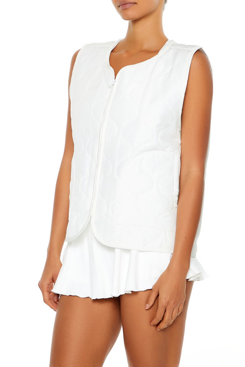 Active Quilted Zip-Up Vest | Forever 21 Womens