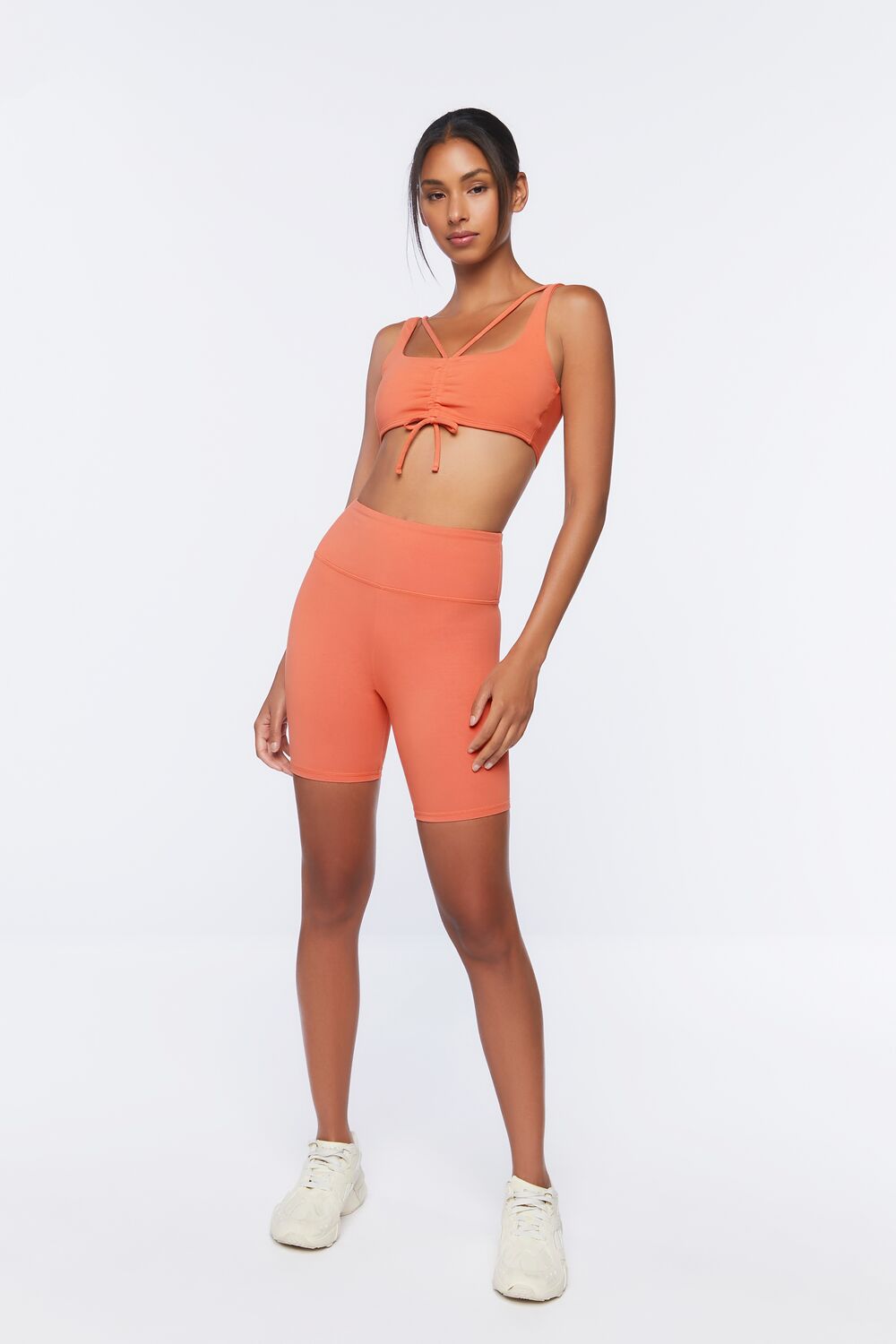 Drawstring Sports Bra | Forever 21 Womens
