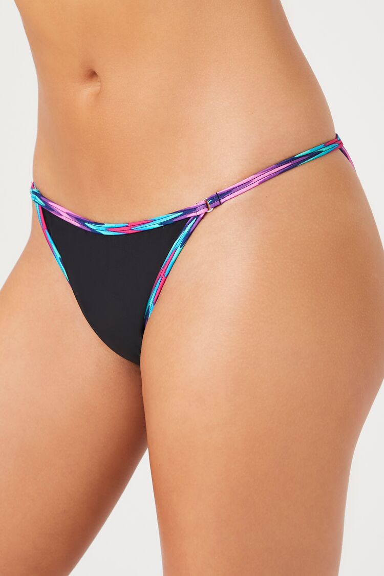 Chevron-Trim Bikini Bottoms | Forever 21 Womens