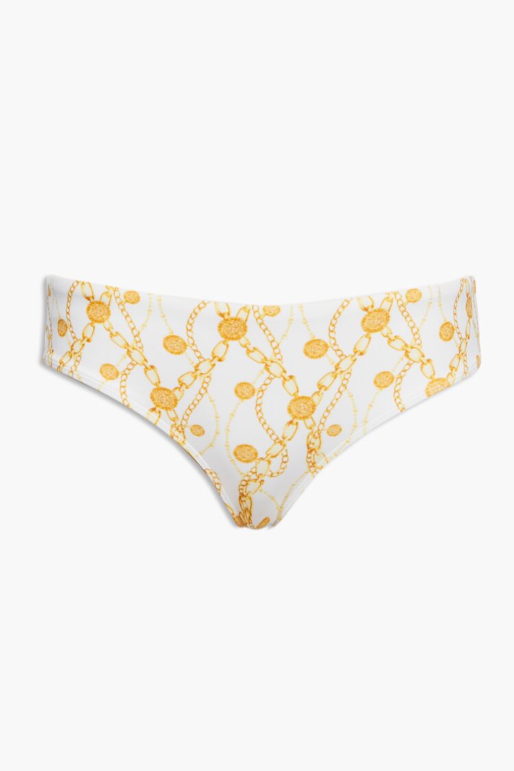 Chain Print Cheeky Bikini Bottoms | Forever 21 Womens
