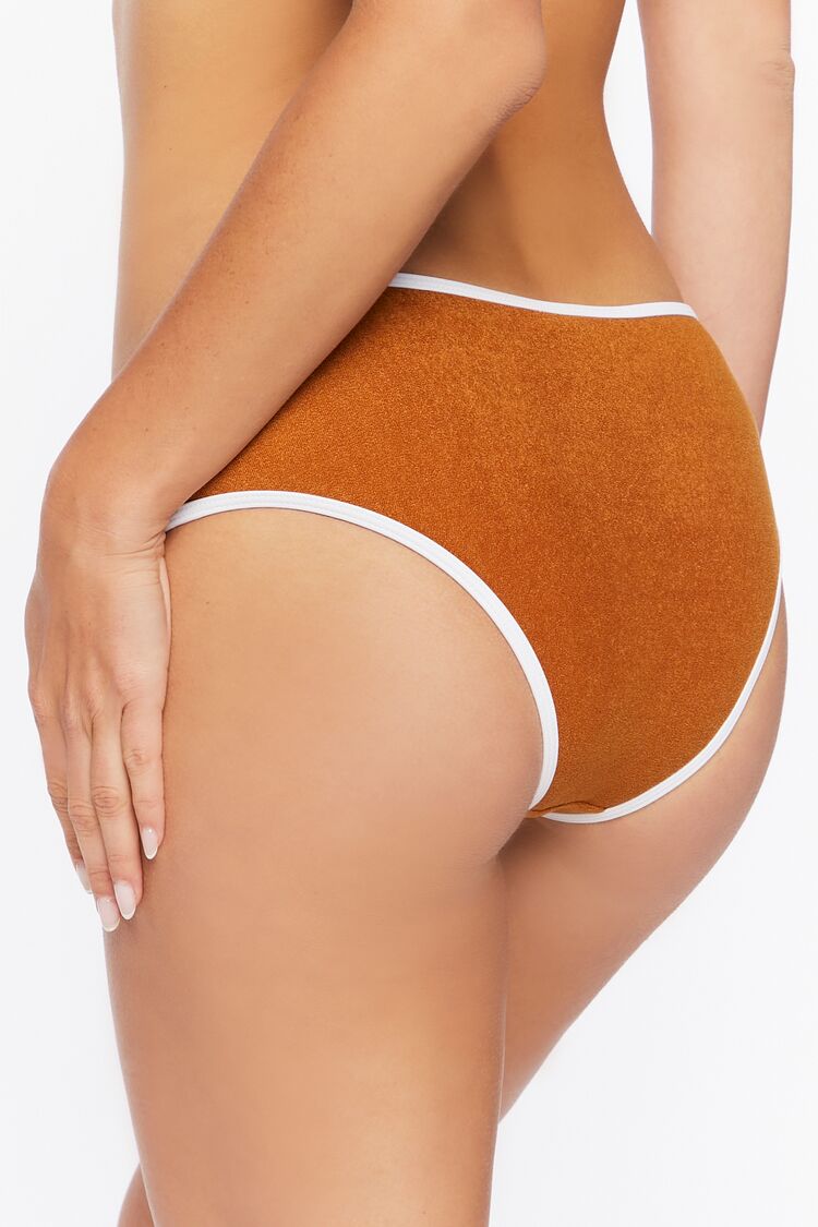 Contrast-Trim Hipster Bikini Bottoms | Forever 21 Womens