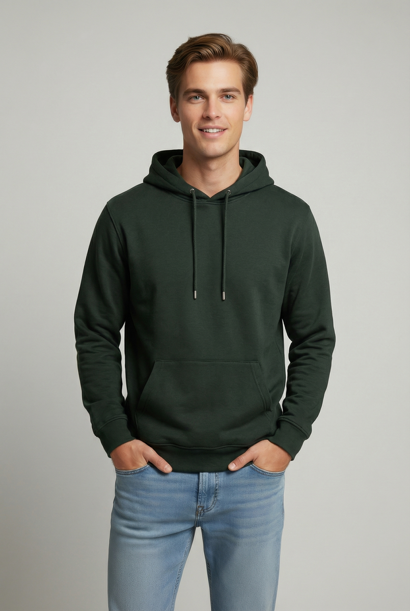Drawstring Fleece Hoodie | Forever 21 Mens