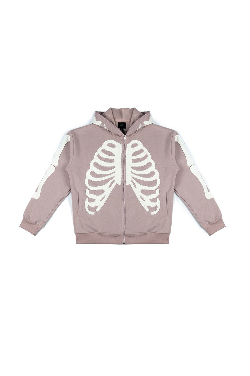 Skeleton Graphic Zip-Up Hoodie | Forever 21 Mens