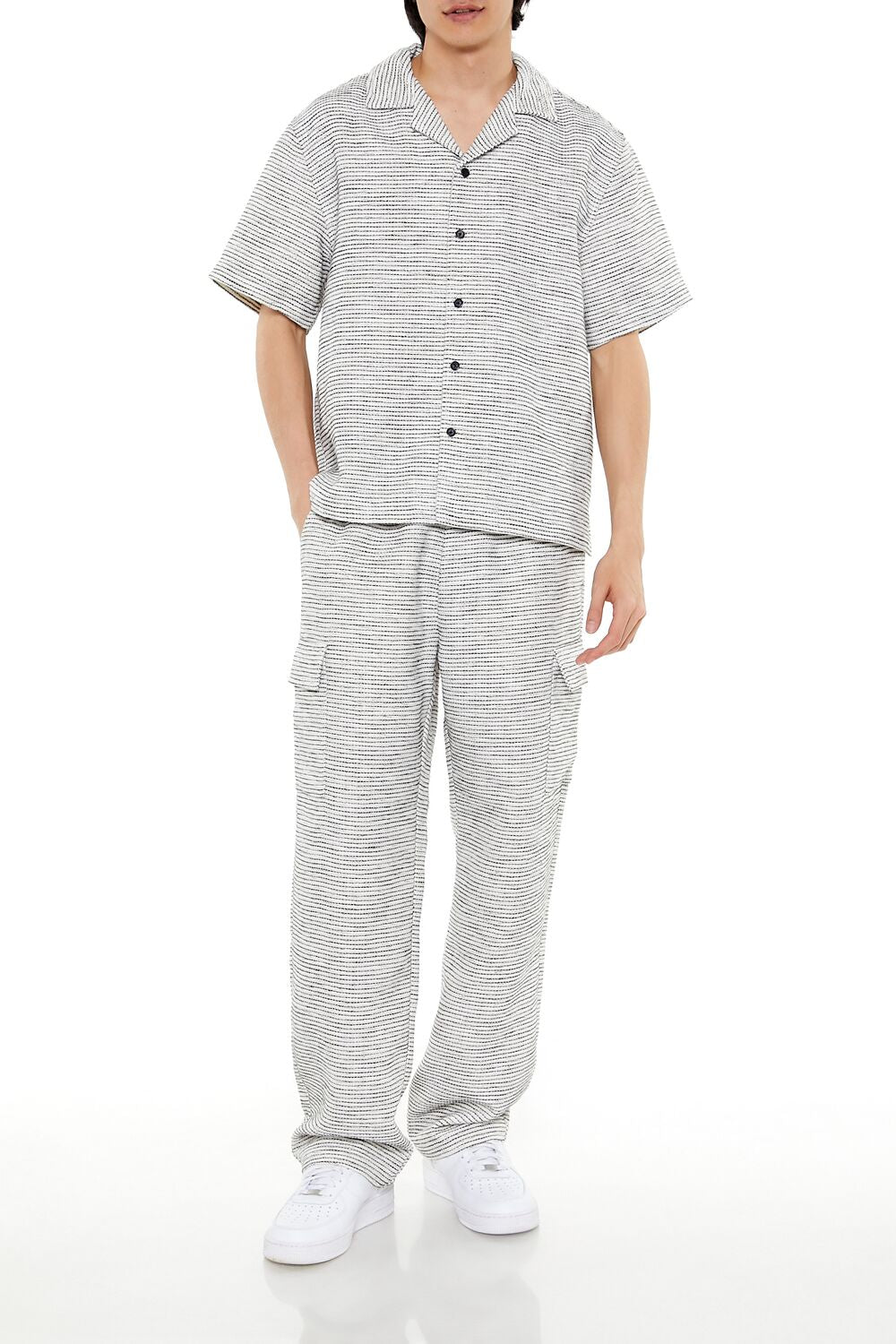 Cropped Striped Shirt | Forever 21 Mens