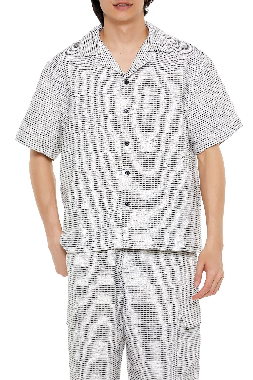Cropped Striped Shirt | Forever 21 Mens