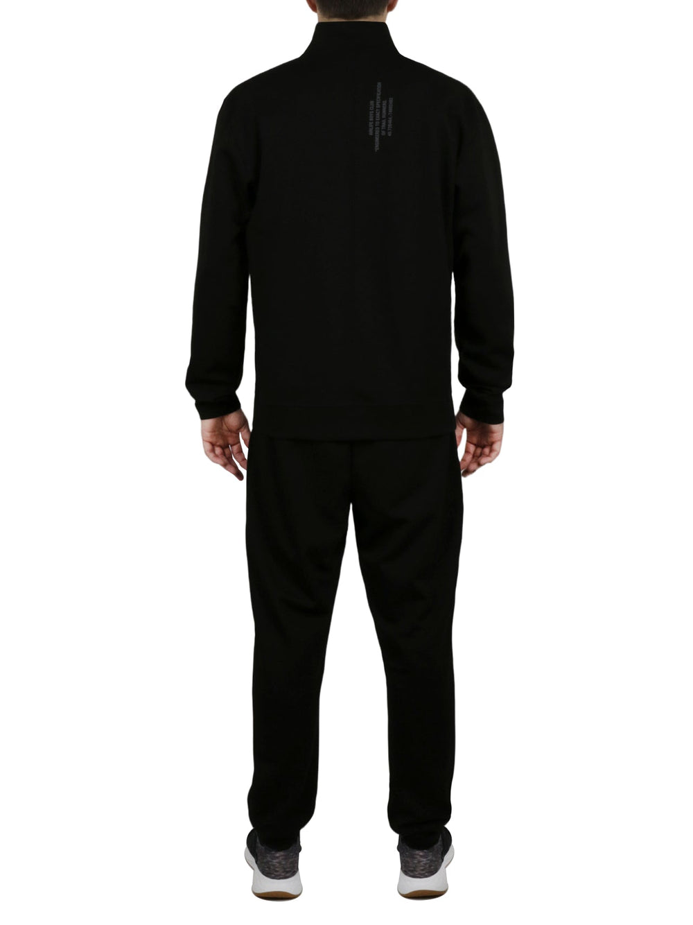 Big & Tall Fully Open Zipper Tracksuit in Black | Forever 21 Mens