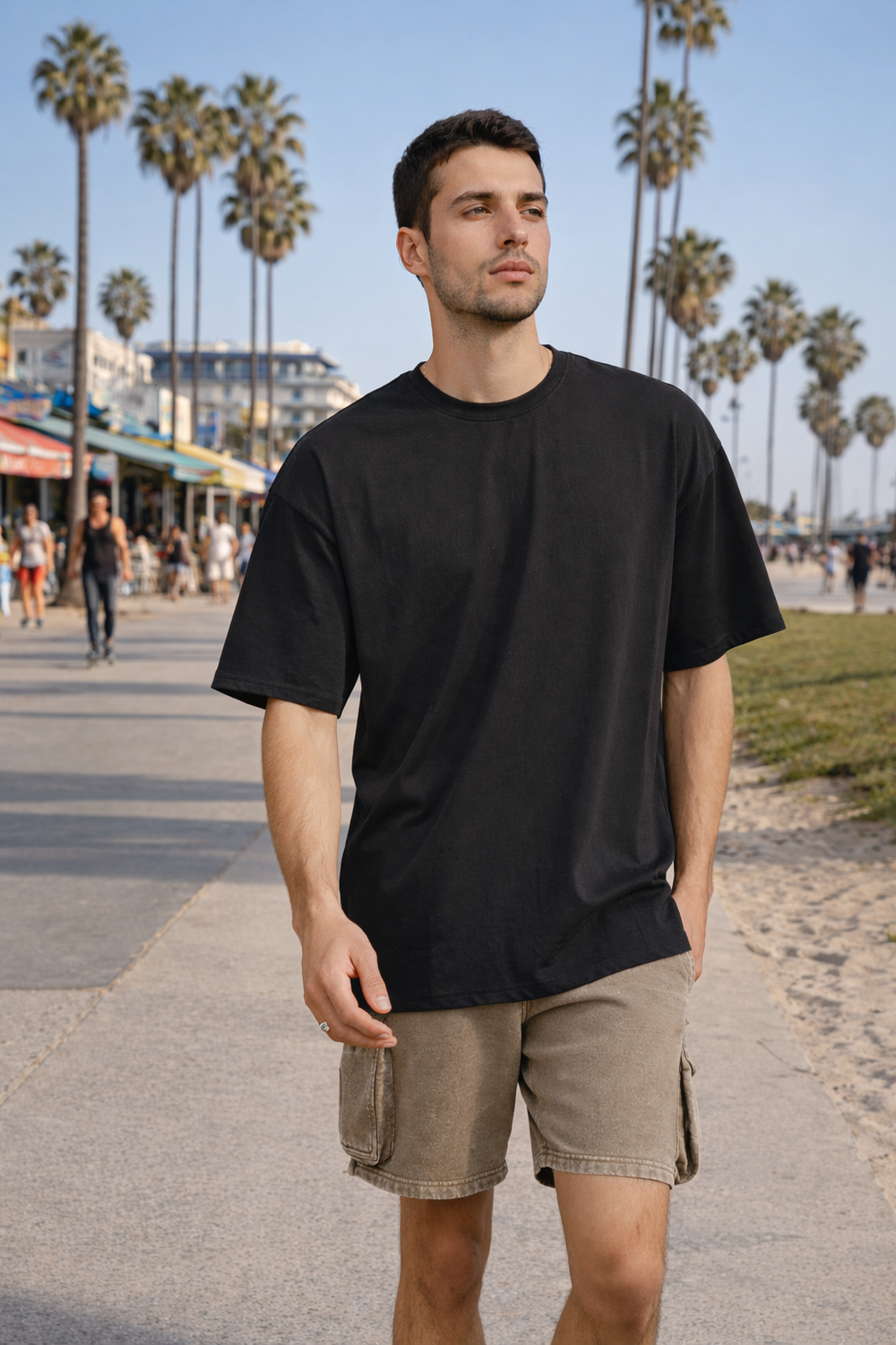 Cotton Crew High-Low Hem Tee | Forever 21 Mens