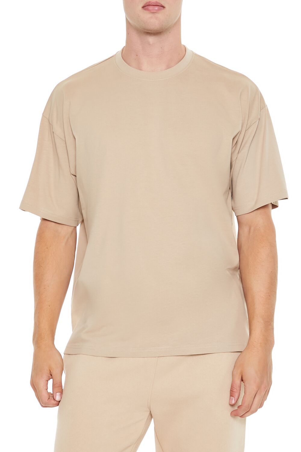 Cotton Crew High-Low Hem Tee | Forever 21 Mens