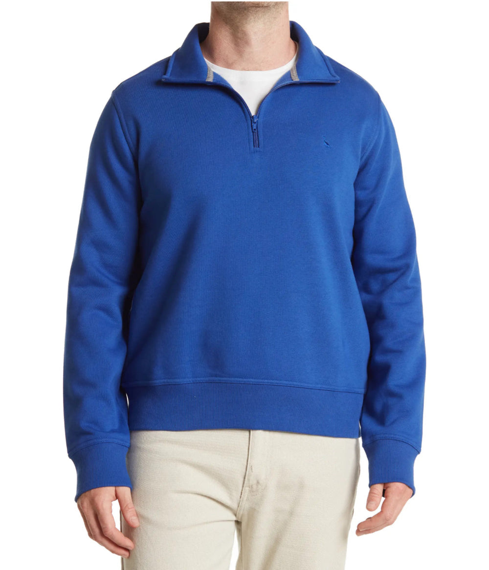 Quarter Zip Luxe Fleece Pullover Indigo Blue | Forever 21 Mens