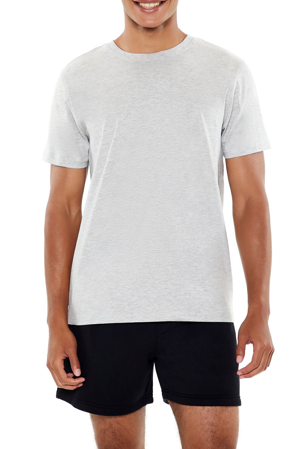 Cotton-Blend Crew Tee | Forever 21 Mens