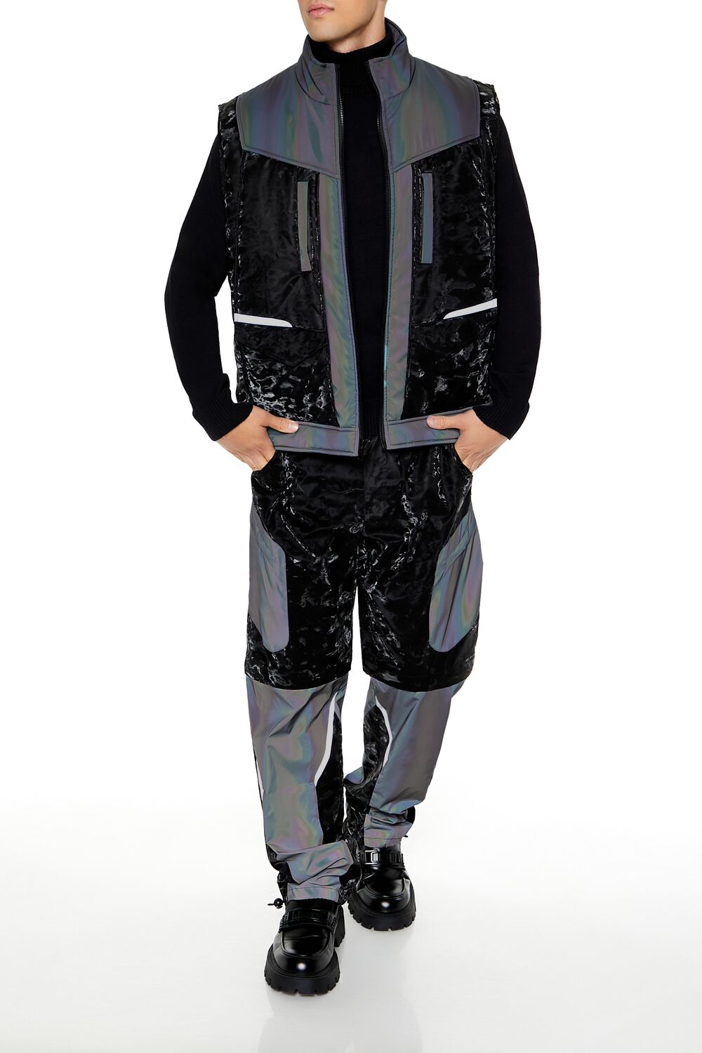 Active Waterproof Reflective Ski Vest | Forever 21 Mens
