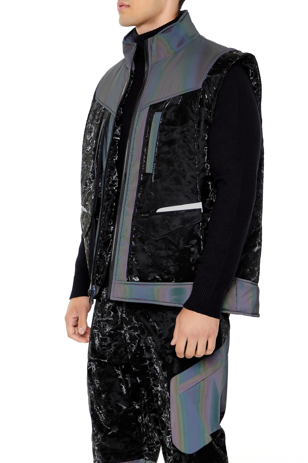 Active Waterproof Reflective Ski Vest | Forever 21 Mens