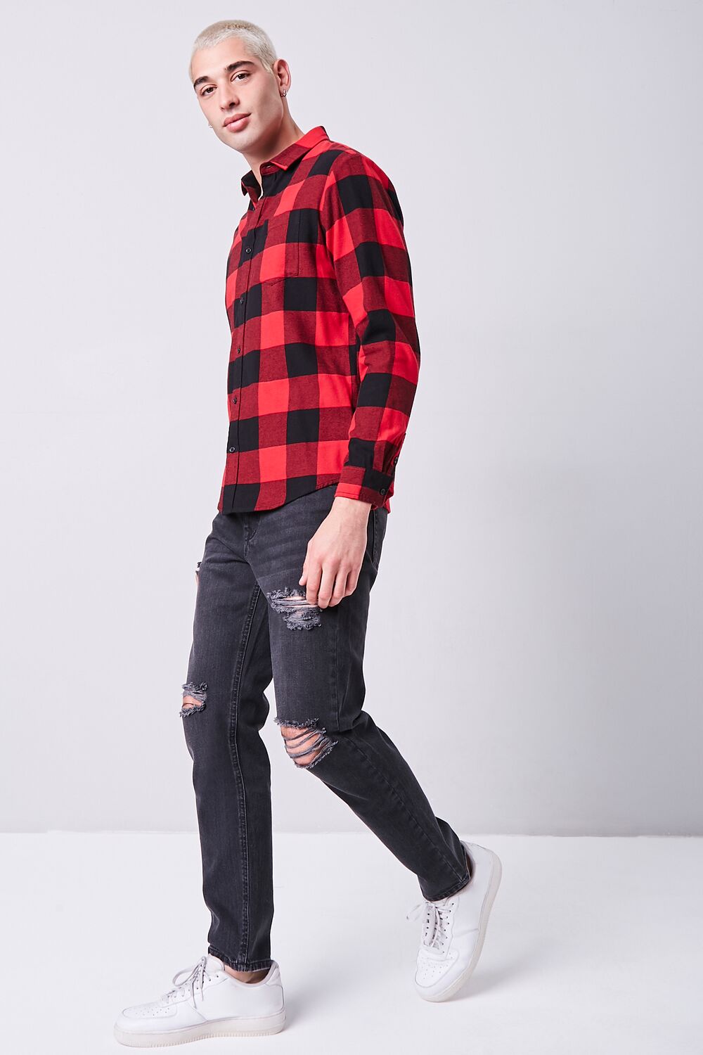 Distressed Straight-Leg Jeans | Forever 21 Mens