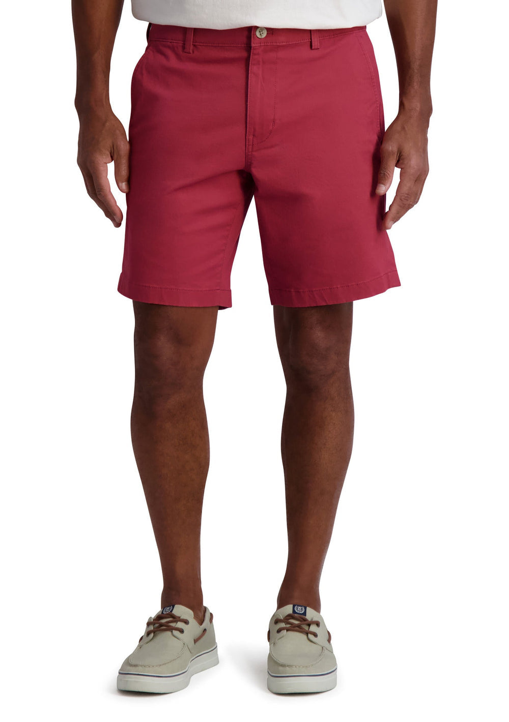 Chap's Mens's 9" Flat Front Stretch Twill Short | Forever 21 Mens