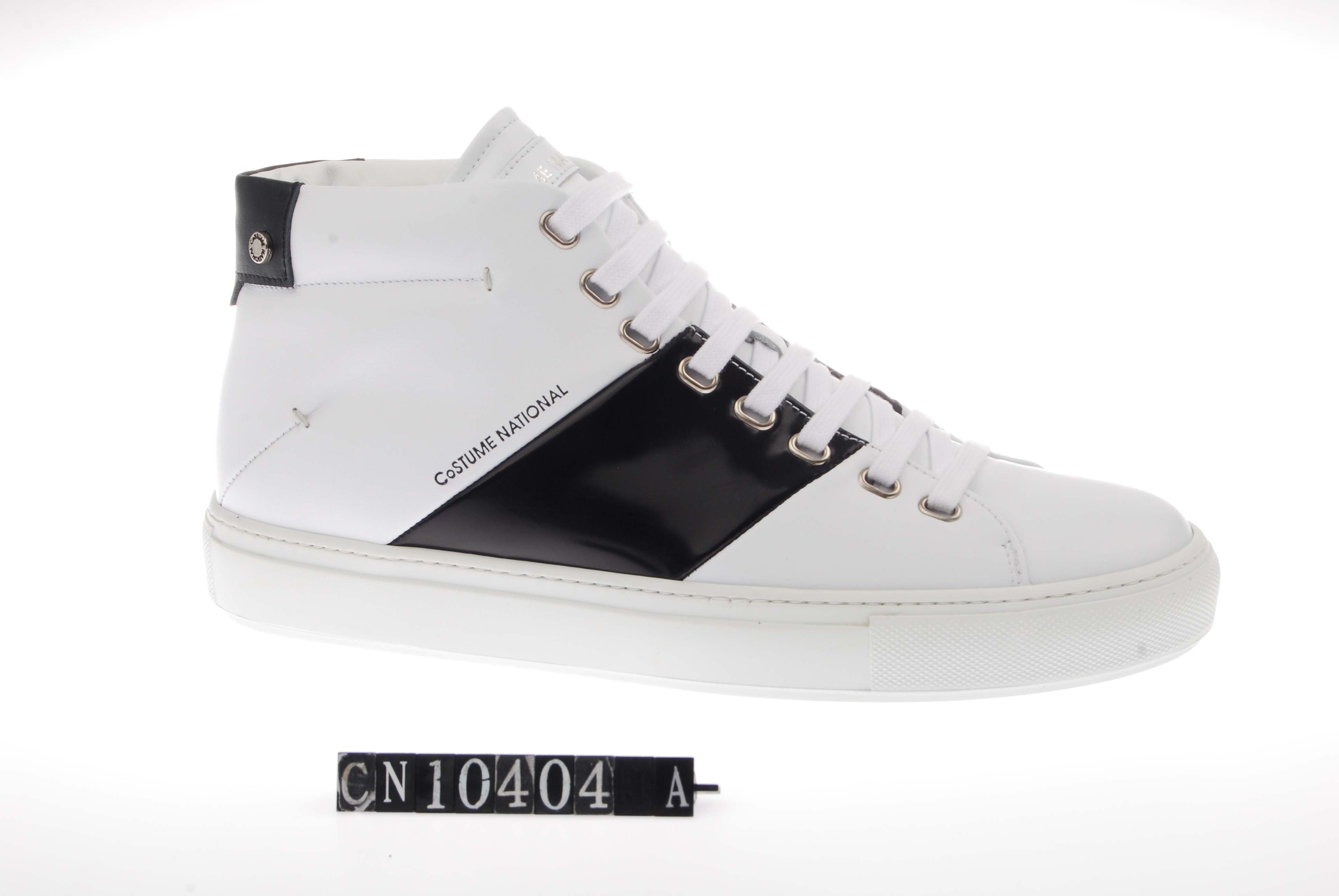Costume National Logo Stripe High Top Sneaker - Forever 21