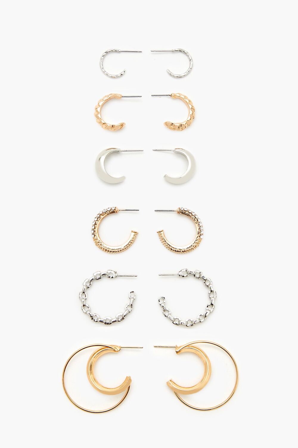 Assorted Hoop Earring Set - Forever 21