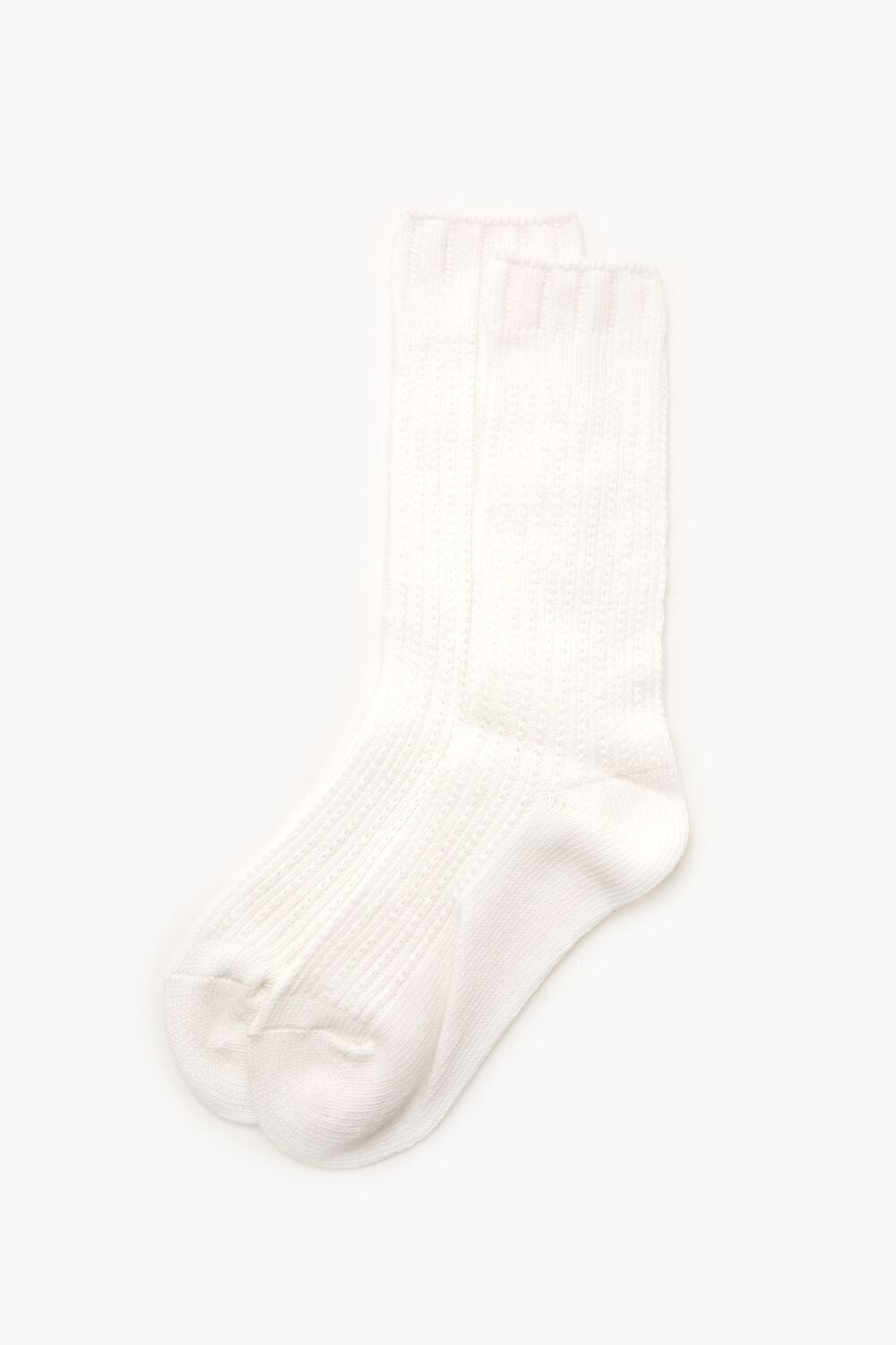 Cable Knit Crew Socks - Forever 21