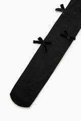 Bow & Faux Pearl Tights - Forever 21